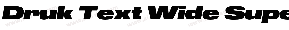 Druk Text Wide Super字体转换